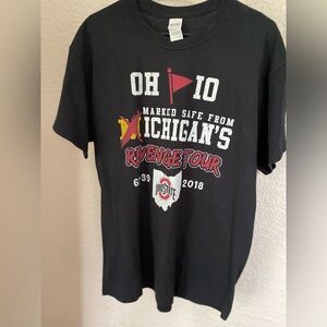 Ohio State Marked Safe From Michigan Revenge Tour 2018 men’s tee large